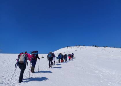 belmeken peak winter hiking